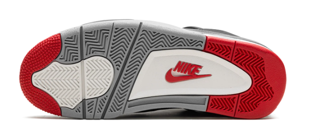 Air Jordan 4 Retro “Bred Reimagined” – Black / Cement Grey / Red