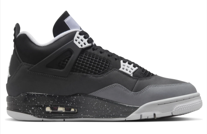 Air Jordan 4 Retro “Fear” 2024 – Black / Grey / Light Grey