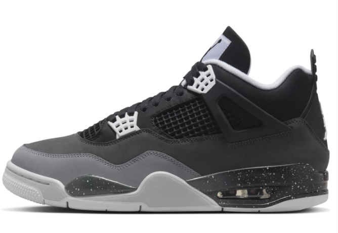 Air Jordan 4 Retro “Fear” 2024 – Black / Grey / Light Grey