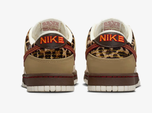 Nike Unisex Dunk Low Sneakers – Olive/Cream/Burgundy