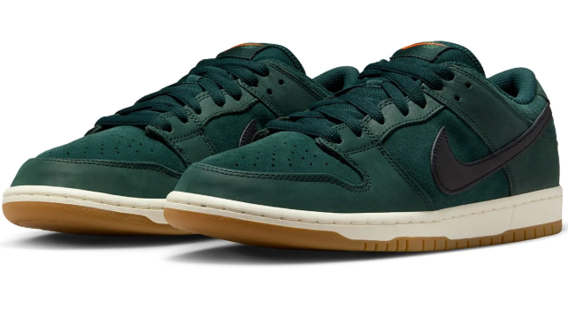Nike SB Dunk Low Orange Label Skate Shoes – Deep Fir