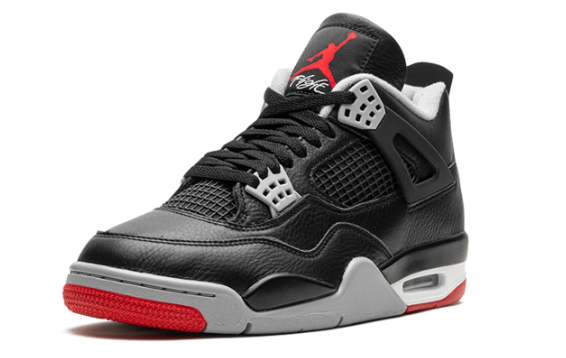 Air Jordan 4 Retro “Bred Reimagined” – Black / Cement Grey / Red
