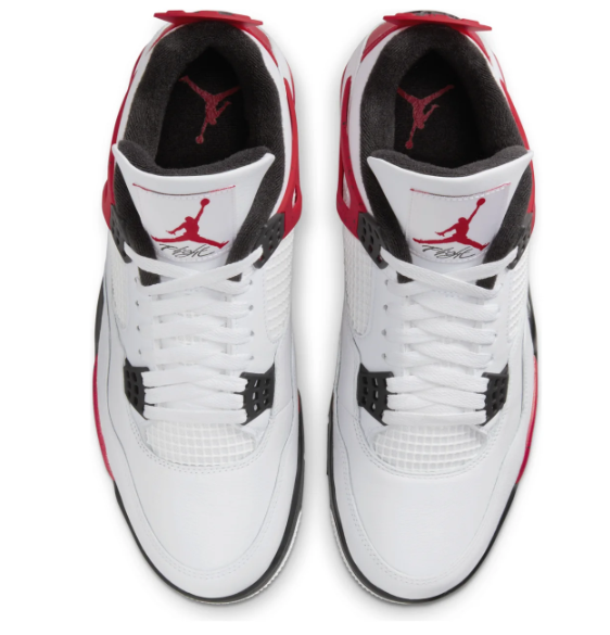 Air Jordan 4 Retro “Red Cement” – White / Fire Red / Black
