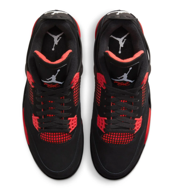 Air Jordan 4 Retro “Red Thunder” – Black / Red