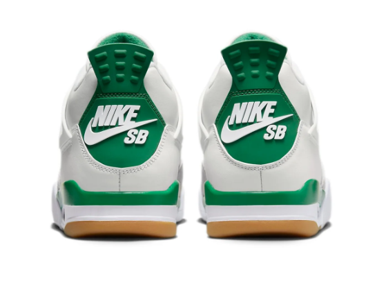Air Jordan 4 Retro SB “Pine Green” – White / Pine Green / Grey