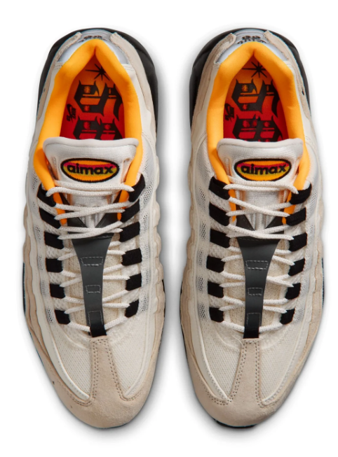 Nike SB Air Max 95 'Club 58' Sneakers – Sail / Black / Laser Orange
